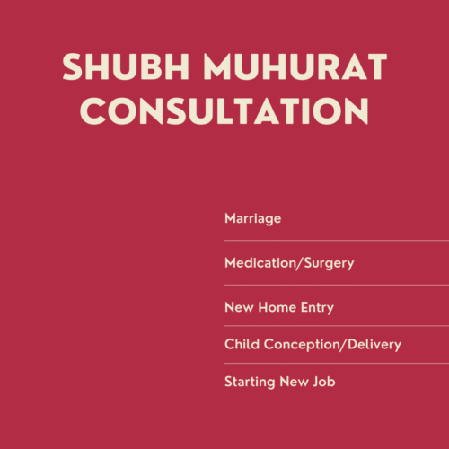 Shubh Muhurat Consultation