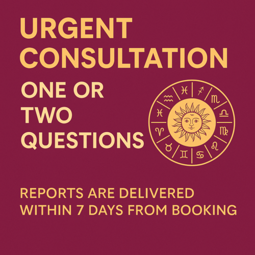 Urgent Horoscope Consultation