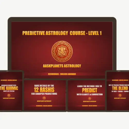 Predictive Astrology Course (Level 1) – Recorded Access (English)