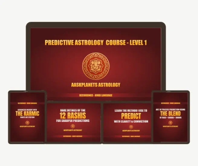 Predictive Astrology Course (Level 1) – Recorded Access (Hindi ...