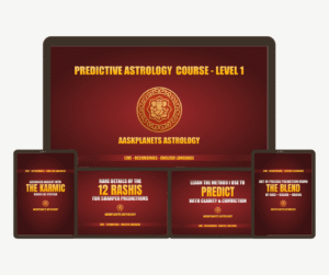 Predictive Astrology Course (Level 1) – Live & Recorded Access (English)